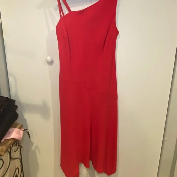 Evan Picone | Dresses | Bright Pinkred Women Petite Formal Dress For  Weddings | Poshmark